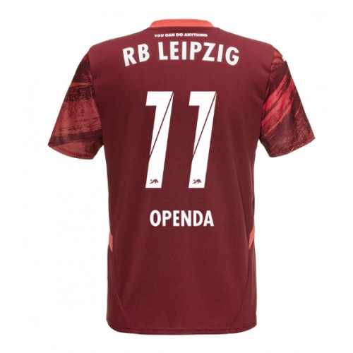 Moški Nogometni dresi RB Leipzig Lois Openda #11 Gostujoči 2024-25 Kratek Rokav